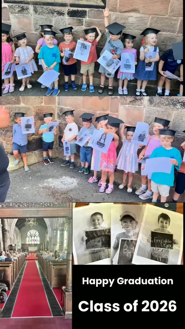 🎓 Congratulations to our sweet 2026 graduates! 🎓 

How has this come around so quickly? As you take your next step to BIG SCHOOL, know that we are cheering you on every step of the way. We are so proud of each and every one of you and can’t wait to see what the future holds. ✨

#preschool #graduate #proud