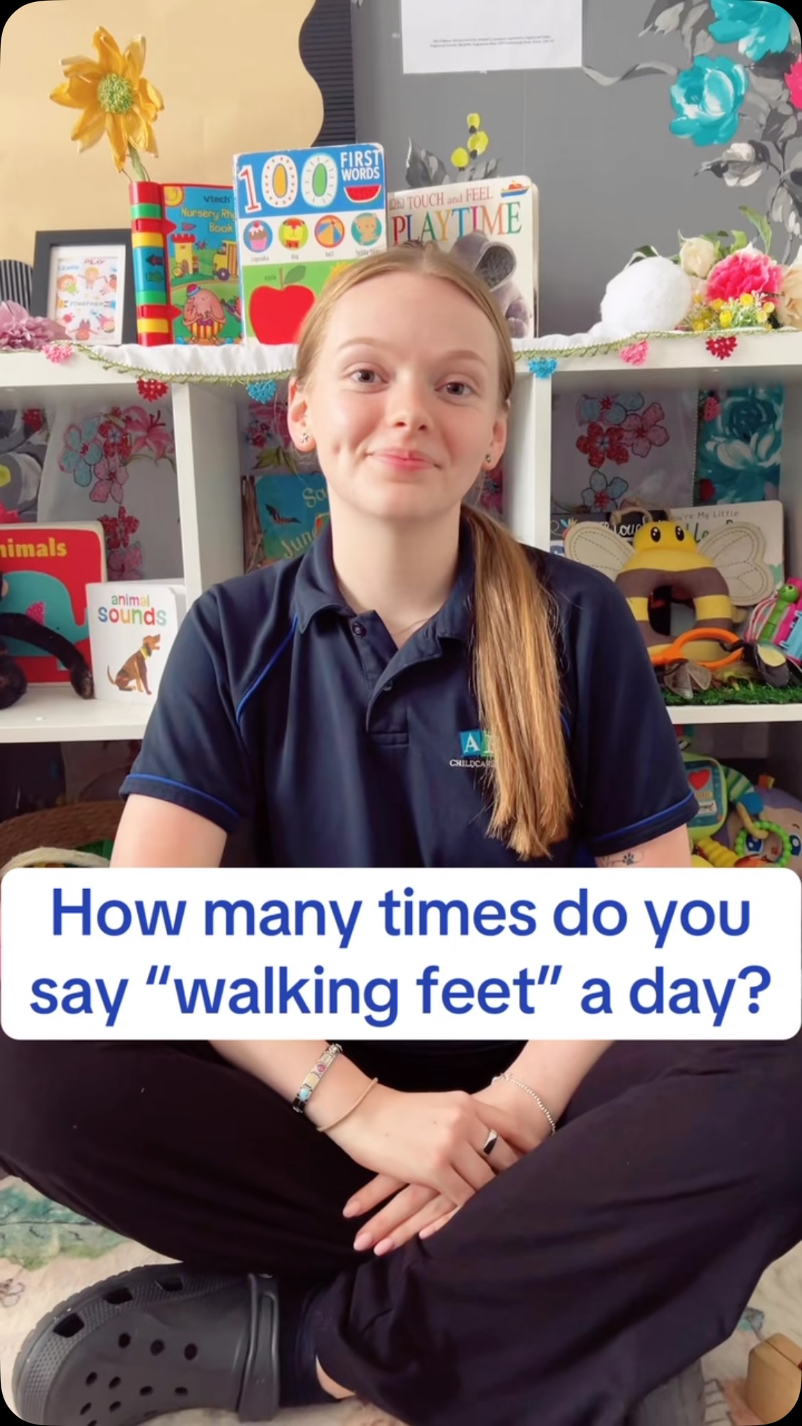 How many times do you say “walking feet” in a day? 😂

If you work in early years, you’ll know the answer is… a lot!

Especially at the start of a new term, when children are settling in and getting used to routines. There’s lots of repeating, reminding and explaining and we’ll keep doing it for as long as it takes.

Because routines and safety matter, and sometimes learning something really does mean hearing it again… and again… and again. 😂

#walkingfeet #earlyyears #childcare #teamabc
