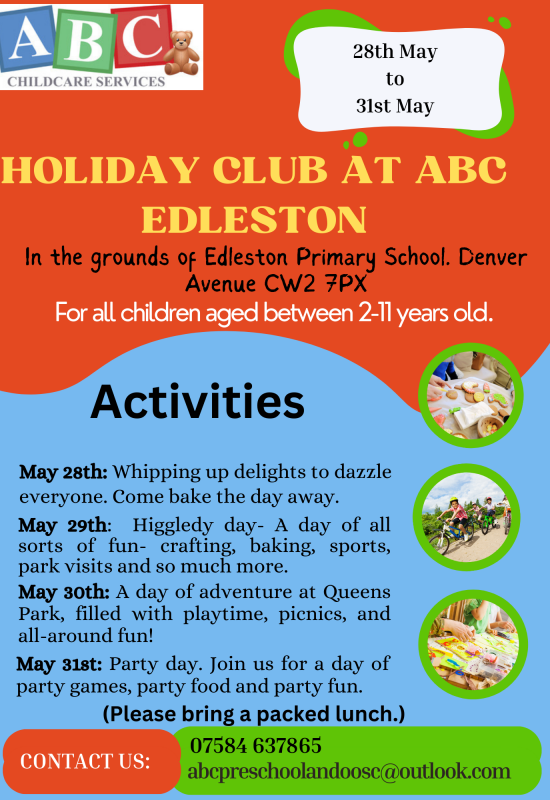 Edleston may 24 holiday website