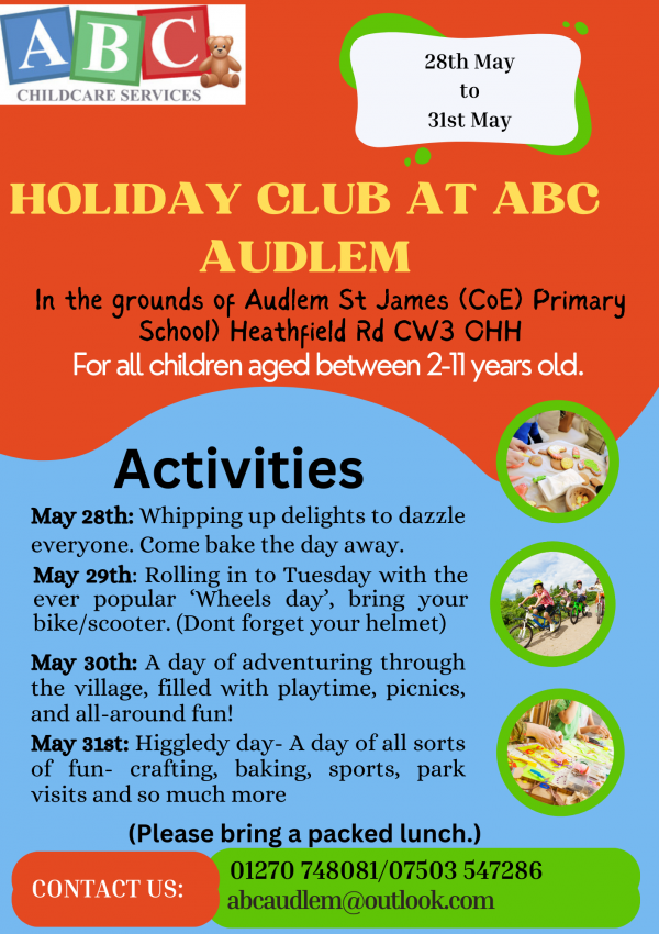 Audlem May 24 holiday club website