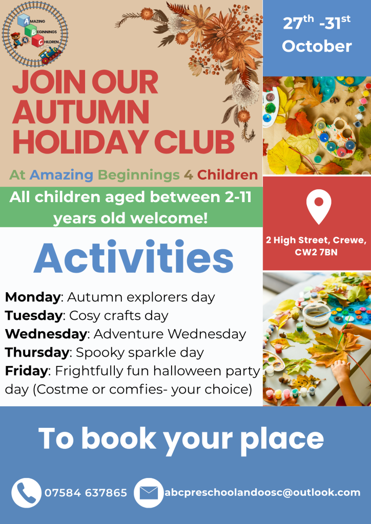Autumn Holiday club 25