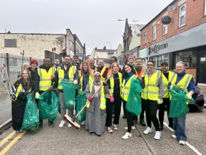 High street clean up photo