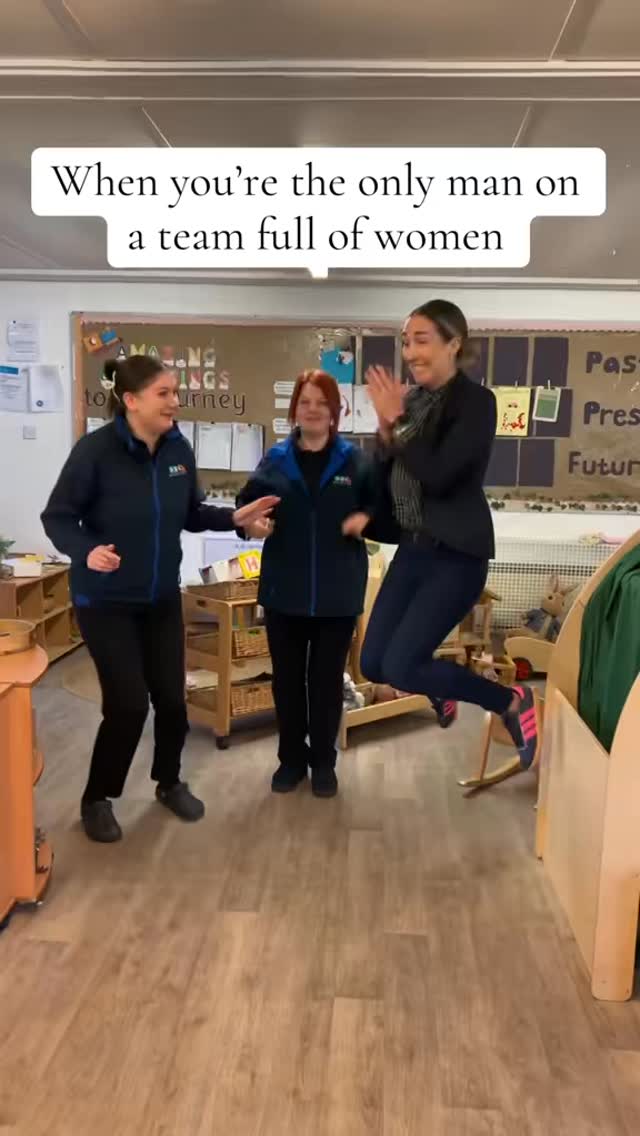 We love seeing men in early years. 💙

Around 2% of the workforce in group-based early years settings are men… and we’re lucky enough to have a great one on our team.

He brings energy, humour, kindness and plenty of fun to ABC, always getting involved and getting down to the children’s level.

And judging by this video… he keeps the team entertained too 😂

We’re very glad you’re part of ABC. 💙💚❤️

#meninearlyyears #earlyyearsmatter  #childcareprofessional #childcare